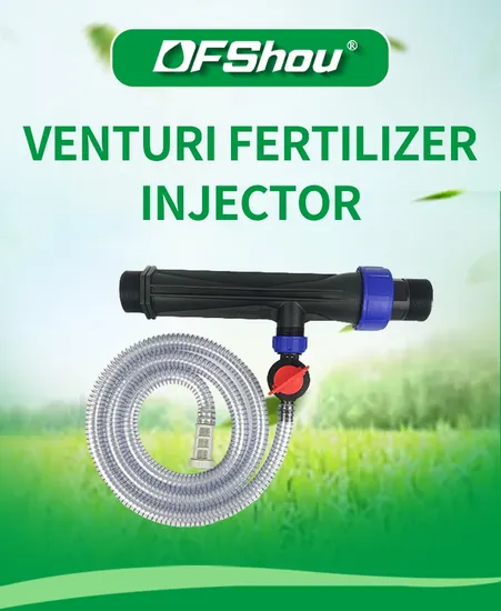 Iniettore Venturi del sistema automatico di fertirrigazione della serra dell'azienda agricola di irrigazione a goccia